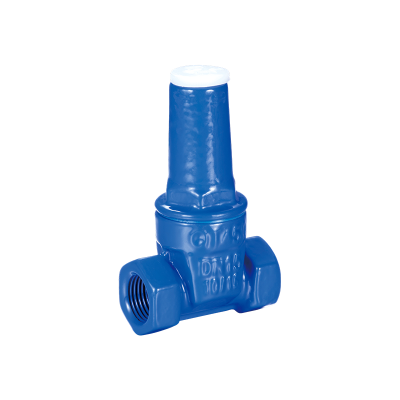 Válvula de compuerta de sellado suave de hierro fundido nudular antirrobo mecánica YH-1003