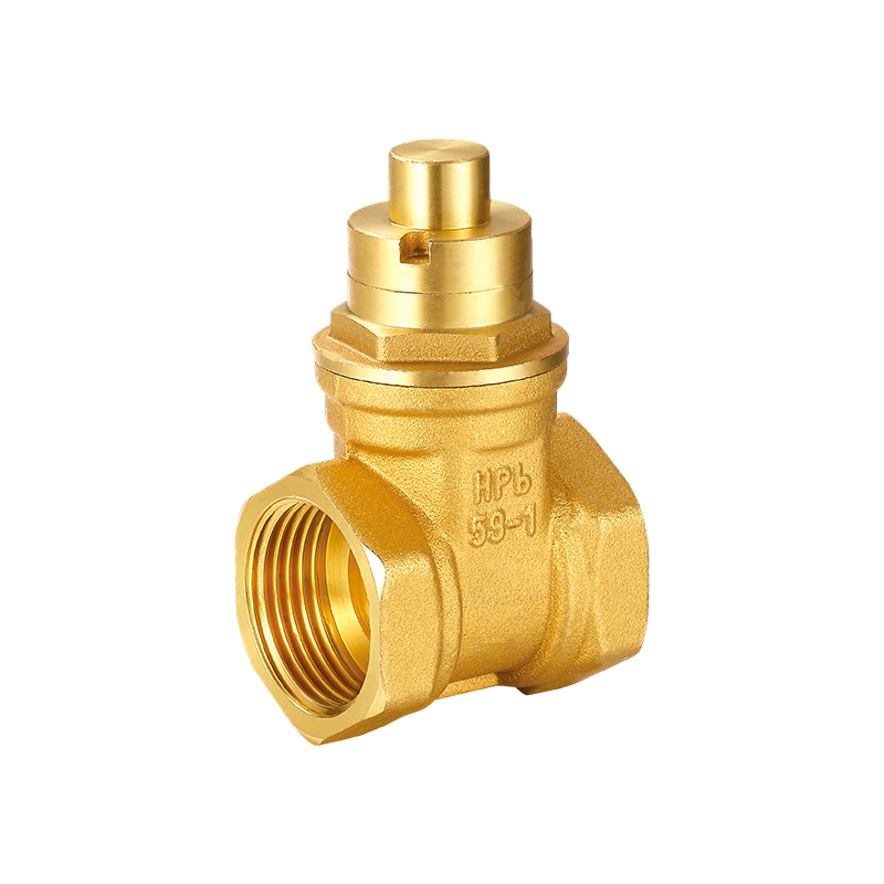 Válvula de compuerta de latón con bloqueo magnético YH-101