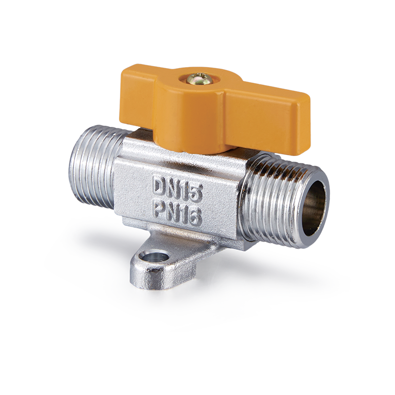 Válvula de bola de latón YH-212 con base (M/M)