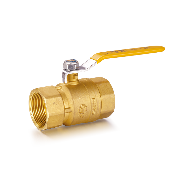 Válvula de bola de latón YH-201 con mango largo （F/F）