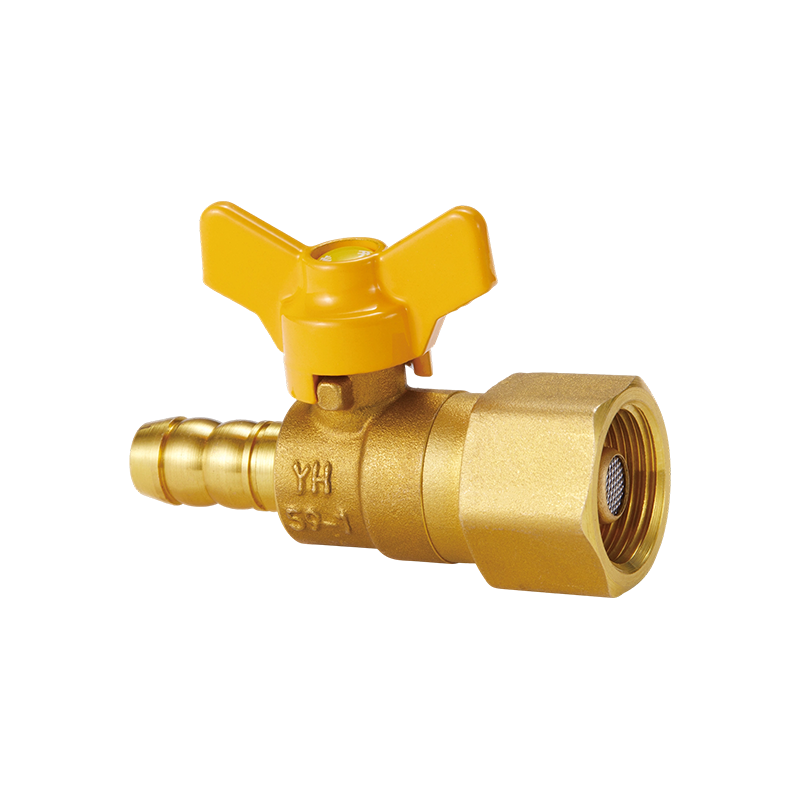 Válvula de cierre de exceso de flujo de latón YH-216A （conector F/manguera）