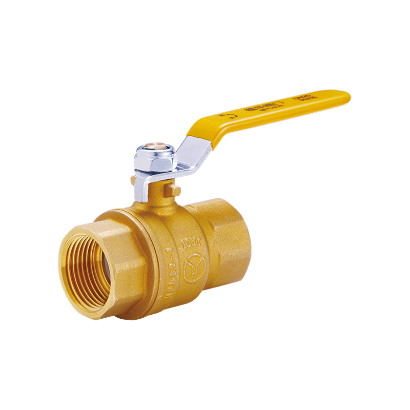 Válvula de bola de latón de puerto completo YH-220 con mango largo （F/F)